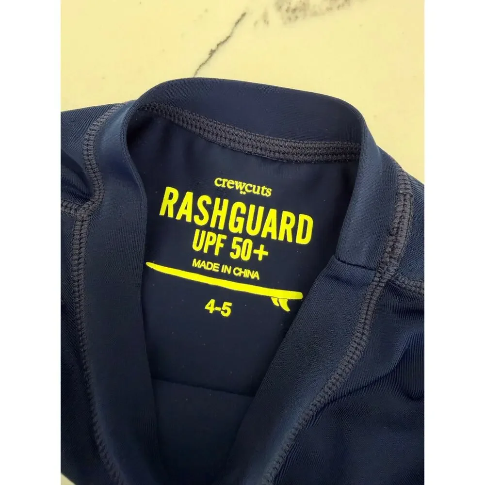 Crewcuts Striped Long Sleeve Rashguard 4-5